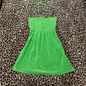 Juicy Couture Green Mini Dress